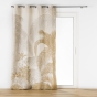 Rideau a oeillets 140 x 260 cm coton/polyester imprime baobab des. place Sans