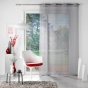 Panneau a oeillets 140 x 240 cm voile sable fantaisie eulalie Gris