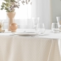 Nappe rectangle 140 x 240 cm jacquard artea Naturel