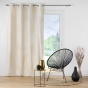 Rideau a oeillets 140 x 240 cm polyester et lin Venus