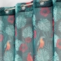 Voilage a oeillets 140 x 240 cm voile sablé Caracas Bleu