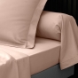 Drap Housse 140 x 190 cm – Percale Unie 78 Fils – Nude