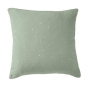 taie d'oreiller 60 x 60 cm gaze de coton gaïa chic eucalyptus