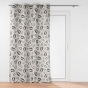Rideau a oeillets 140 x 280 cm polyester imprimé Alma Noir