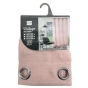 Voilage à œillets petite hauteur 140 x 180 cm – Voile tissé Soane Rose