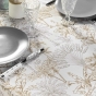 Nappe rectangle 145 x 240 cm polyester imprime canarie Naturel
