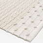 Tapis rectangle 60 x 90 cm coton/polyes fantaisie+fil met artemis Sans