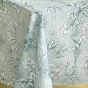 Nappe rectangle 145 x 240 cm polyester imprime canarie Sauge