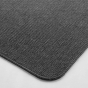 Tapis rectangle 45 x 120 cm tisse uni simeo Anthracite