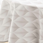 Nappe ronde (0) 180 cm polyester imprime kalini Naturel
