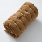 Matelas de sol 60 x 120 velours de coton césar camel Marron