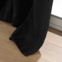 Rideau a oeillets 140 x 240 cm bouclette unie Wooly Noir