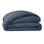 Housse de couette 240 x 220 cm Grand Hôtel Signature Bleu encre — Percale de coton peigné 80 fils/cm²