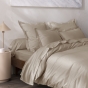 Housse de couette 240 x 220 cm Grand Hôtel Signature Lin — Percale de coton peigné 80 fils/cm²