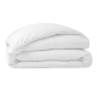 Housse de couette 240 x 220 cm Grand Hôtel Signature Blanc — Percale de coton peigné 80 fils/cm²