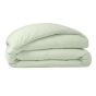 Housse de couette 240 x 220 cm Grand Hôtel Signature Vert d'eau — Percale de coton peigné 80 fils/cm²
