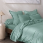 Housse de couette 240 x 220 cm Grand Hôtel Signature Céladon — Percale de coton peigné 80 fils/cm²
