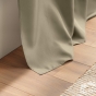 Rideau a passants 140 x 260 cm polyester uni essentiel Lin