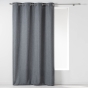 Rideau a oeillets 140 x 260 cm chambray uni newton Anthracite