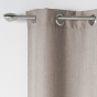 Rideau a oeillets 140 x 260 cm chambray uni newton Lin