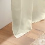 Rideau à œillets 140 x 260 cm en microfibre unie – Absolu Naturel
