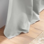 Rideau à œillets 140 x 280 cm en microfibre unie – Absolu Perle – Grande hauteur