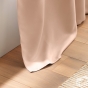 Rideau Occultant Grande Hauteur 135 x 280 cm – Uni Nude – À Œillets