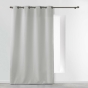 Rideau À Œillets 140 x 260 cm Polyester Uni Essentiel - Gris perle