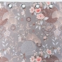 Rideau a oeillets 135 x 260 cm 100% occultant/microfibre imp. yokahama Gris