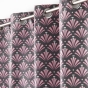 Rideau a oeillets 135 x 260 cm 100% occultant/microfibre imp. surya Gris