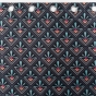 rideau a oeillets 135 x 260 cm 100% occultant/microfibre imp. yuko