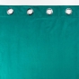 Rideau a oeillets 135 x 260 cm 100% occultant/velours uni velounight Emeraude