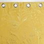 Rideau à oeillets 140 x 260 cm Imprimé métalillisé Belflor Jaune/Or