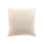 Housse de Coussin 40 x 40 cm – Velours Uni Daisy Naturel