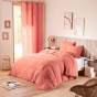 Parure de lit en Gaze de Coton 240 x 220 cm + 2 Taies 65 x 65 cm Epure Naturel
