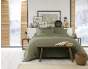 Taie de traversin CANDICE 43 x 185 cm - Flanelle chaude 100% coton - Romarin