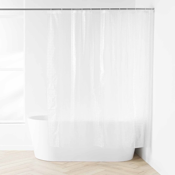 RIDEAU DE DOUCHE 180 x 200 CM EVA 3D CUBE