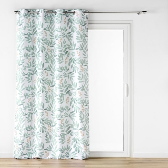 Rideau a oeillets 140 x 260 cm polyester imprime biovana Sans