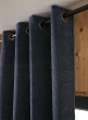 Lot de 2 Rideaux 140 x 240 cm – Blackout total & Thermique – Double polaire – Marine