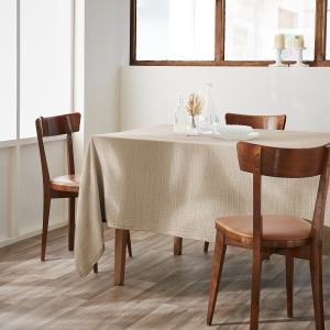 Nappe rectangle 150 x 250 cm GAÏA Ficelle