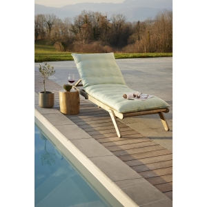housse de bain de soleil 70 x 190 cm polypropylène naïa caraïbes