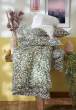 Parure de lit réversible MYOSOTIS 260 x 240 cm + 2 taies 100% coton 57 fils