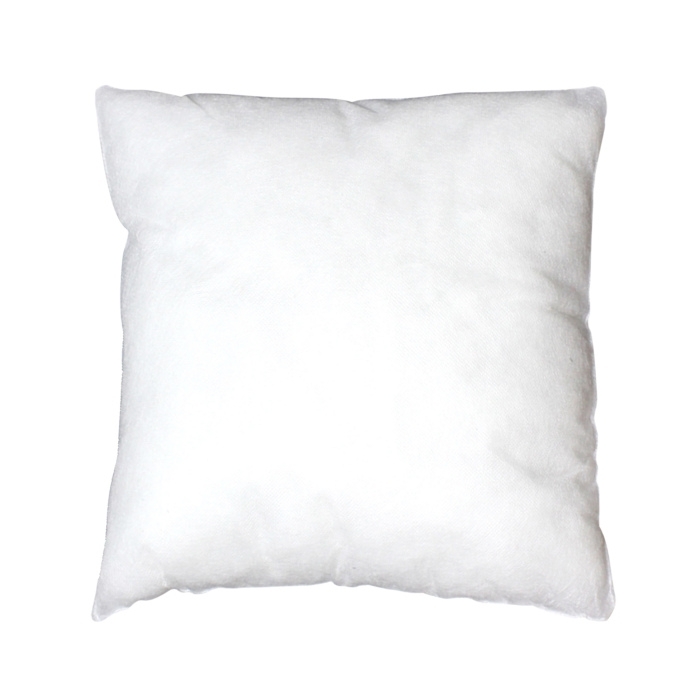 Interieur coussin compr. roule 40 x 40 cm polyester uni grs Blanc