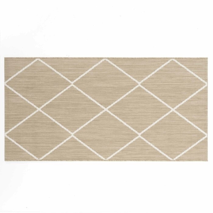 Tapis rectangle 80 x 150 cm tissé plat Damira