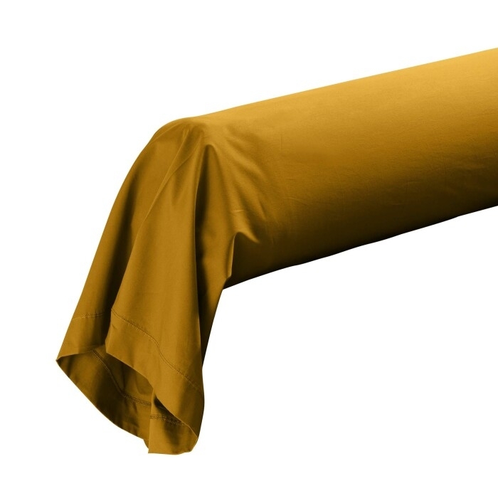Taie de traversin 85 x 185 cm percale uni 78 fils percaline  +p. bourdon Curry