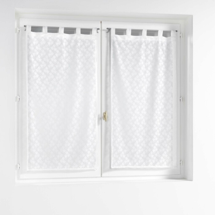 Paire droite passants 2 x 60 x 90 cm maille fanny Sans