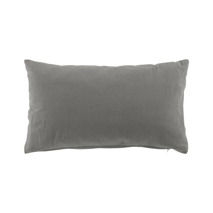 Coussin dehoussable 30 x 50 cm coton/polyester recycle grs twily Gris