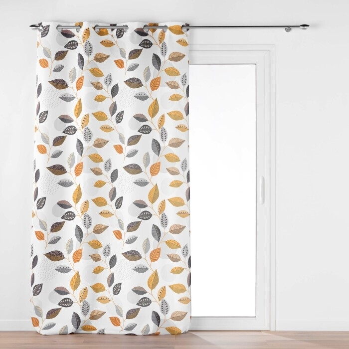 Rideau a oeillets 140 x 280 cm polyester imprimé Vahine