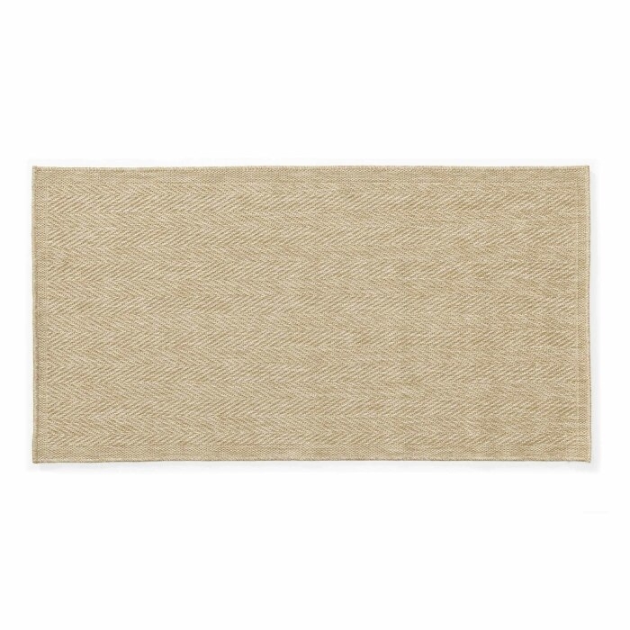 Tapis rectangle 80 x 150 cm tissé plat Ilem