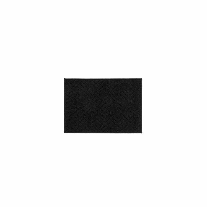 Tapis rectangle 40 x 60 cm bouclette losi Noir